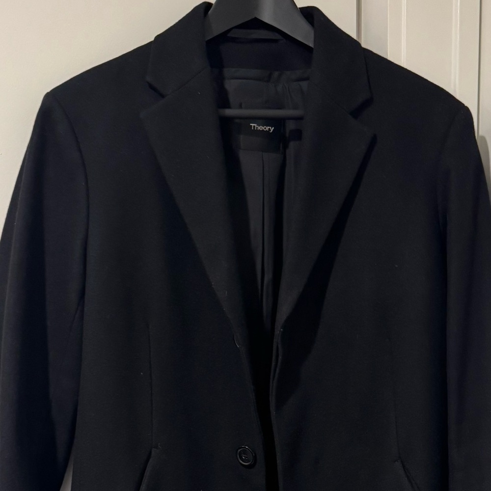 Theory Men's black Wool coat. MUST SELL TODAY